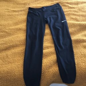 Nike dri fit black leggings size medium